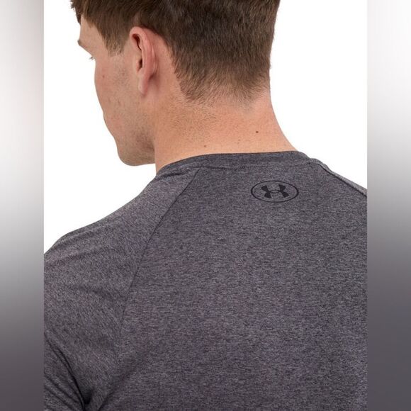 Under Armour UA Men's Tech Fabric Streamlined Fit Lightweight Training T Shirt S - Picture 4 of 9